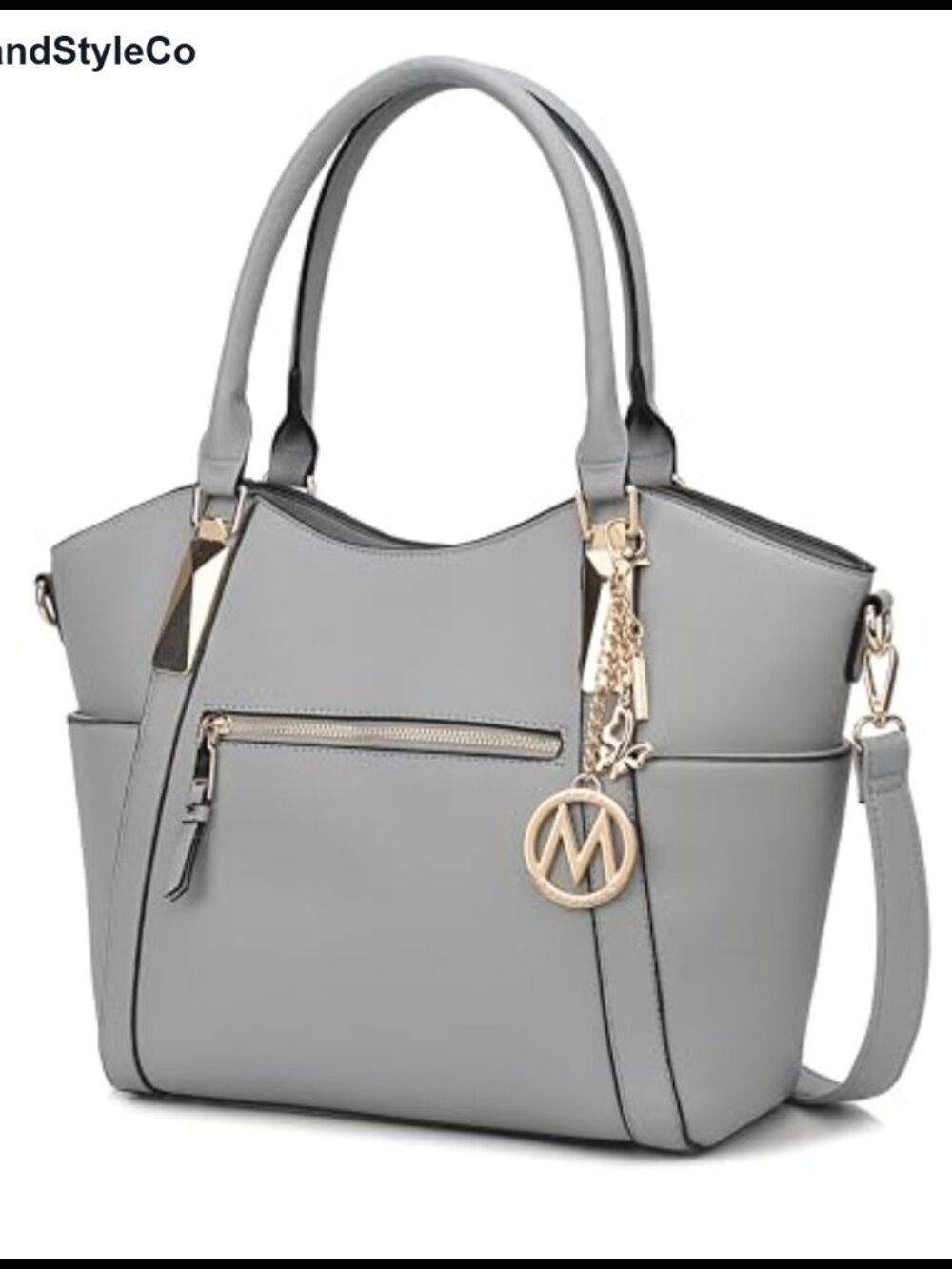 Vegan Leather Satchel Tote Shoulder Bag Top-Handle Handbag Purse